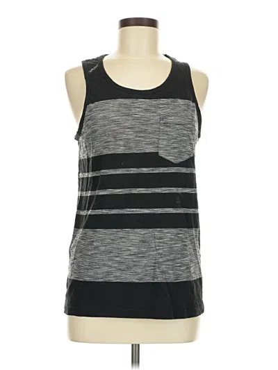 Pre-owned Assorted Brands Tank Top Gray Halter Neckline Tops