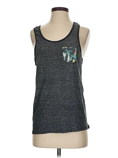 Pre-owned Assorted Brands Tank Top Gray Halter Neckline Tops