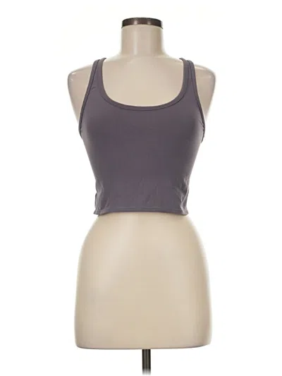Pre-owned Assorted Brands Tank Top Gray Halter Neckline Tops