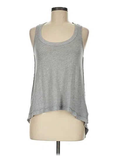Pre-owned Assorted Brands Tank Top Gray Halter Neckline Tops