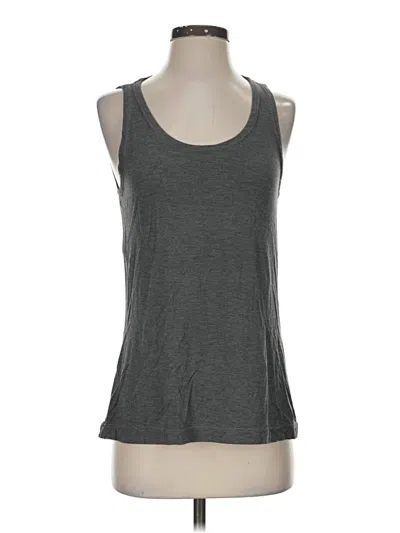 Pre-owned Assorted Brands Tank Top Gray Halter Neckline Tops