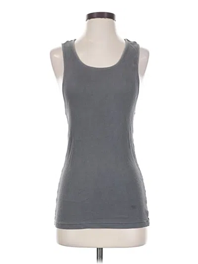 Pre-owned Assorted Brands Tank Top Gray Halter Neckline Tops