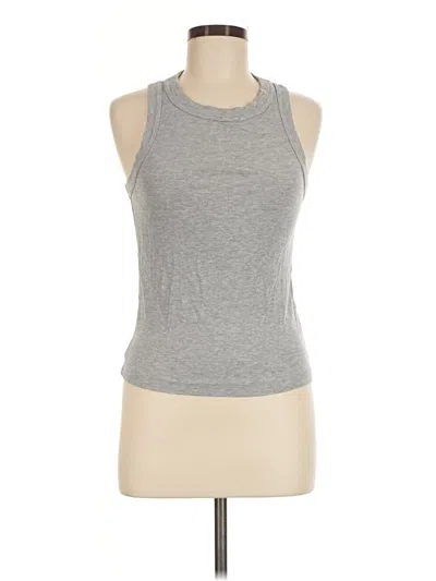 Pre-owned Assorted Brands Tank Top Gray Halter Neckline Tops