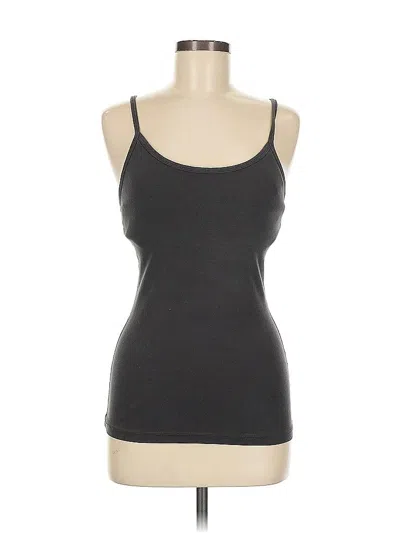 Pre-owned Assorted Brands Tank Top Gray Scoop Neck Tops