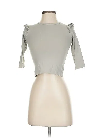 Pre-owned Assorted Brands Tank Top Gray Strapless Neckline Tops