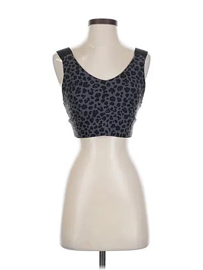 Pre-owned Assorted Brands Tank Top Gray Strapless Neckline Tops