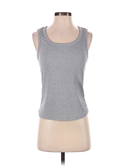 Pre-owned Assorted Brands Tank Top Gray Strapless Neckline Tops