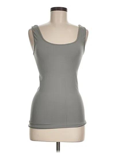 Pre-owned Assorted Brands Tank Top Gray Strapless Neckline Tops