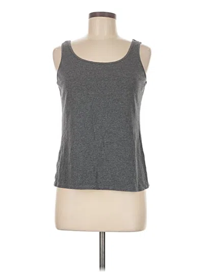 Pre-owned Assorted Brands Tank Top Gray Strapless Neckline Tops