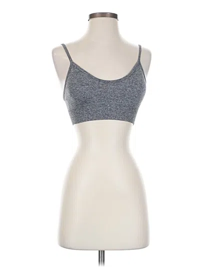 Pre-owned Assorted Brands Tank Top Gray Strapless Neckline Tops