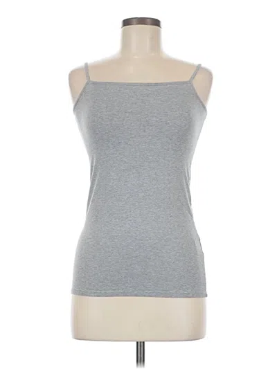 Pre-owned Assorted Brands Tank Top Gray Strapless Neckline Tops