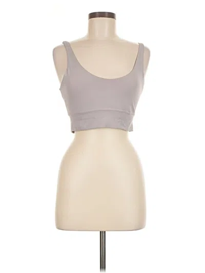 Pre-owned Assorted Brands Tank Top Gray Strapless Neckline Tops