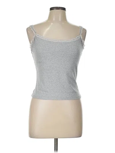 Pre-owned Assorted Brands Tank Top Gray Strapless Neckline Tops