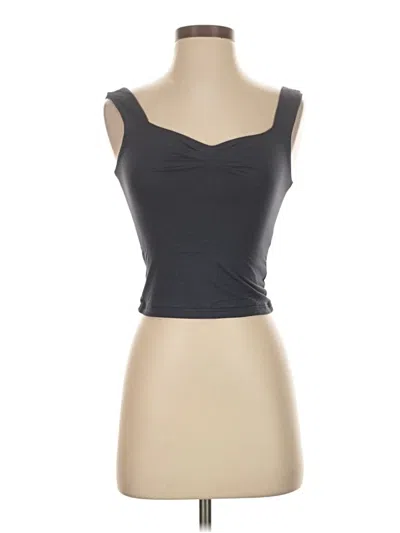 Pre-owned Assorted Brands Tank Top Gray Strapless Neckline Tops