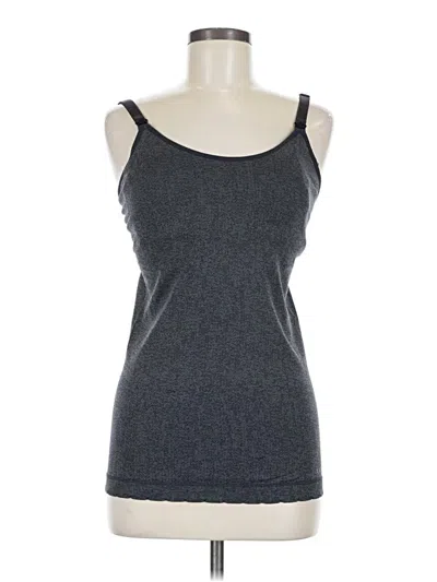 Pre-owned Assorted Brands Tank Top Gray Strapless Neckline Tops