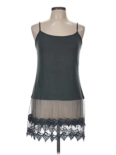 Pre-owned Assorted Brands Tank Top Gray Strapless Neckline Tops