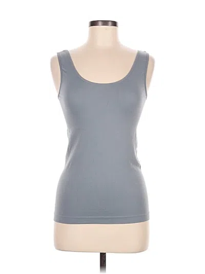 Pre-owned Assorted Brands Tank Top Gray Strapless Neckline Tops