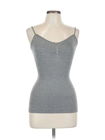 Pre-owned Assorted Brands Tank Top Gray Sweetheart Neckline Tops