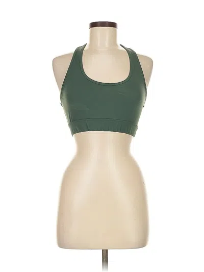 Pre-owned Assorted Brands Tank Top Green Halter Neckline Tops