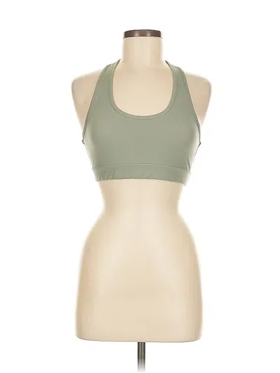Pre-owned Assorted Brands Tank Top Green Halter Neckline Tops