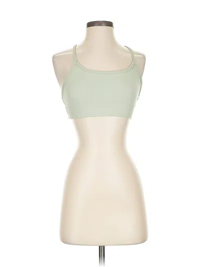Pre-owned Assorted Brands Tank Top Green Halter Neckline Tops