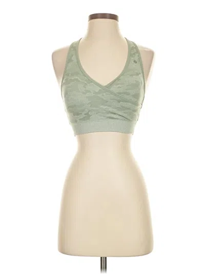 Pre-owned Assorted Brands Tank Top Green Halter Neckline Tops