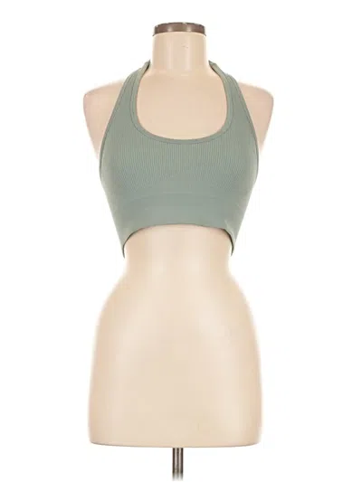 Pre-owned Assorted Brands Tank Top Green Halter Neckline Tops
