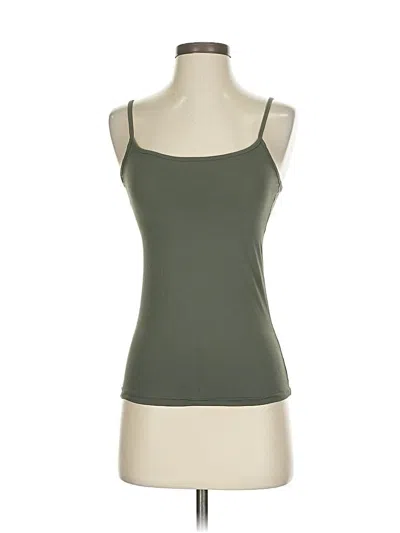 Pre-owned Assorted Brands Tank Top Green Strapless Neckline Tops