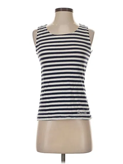 Pre-owned Assorted Brands Tank Top Ivory Boatneck Tops