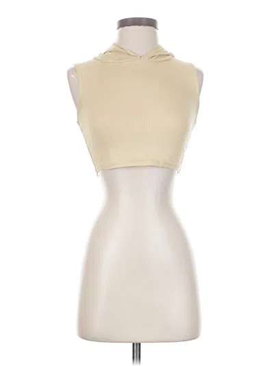 Pre-owned Assorted Brands Tank Top Ivory Cowl Neck Tops