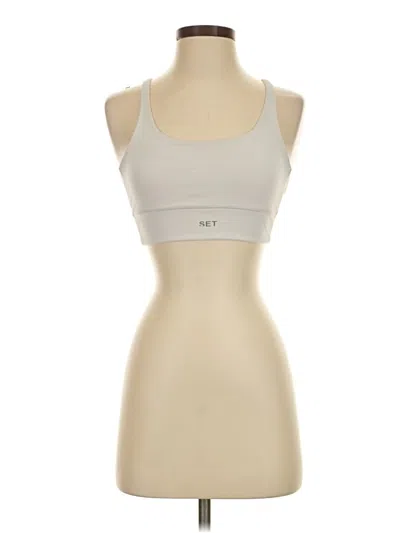 Pre-owned Assorted Brands Tank Top Ivory Halter Neckline Tops