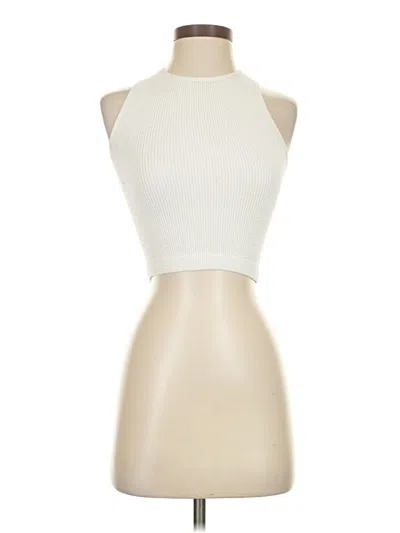 Pre-owned Assorted Brands Tank Top Ivory Halter Neckline Tops