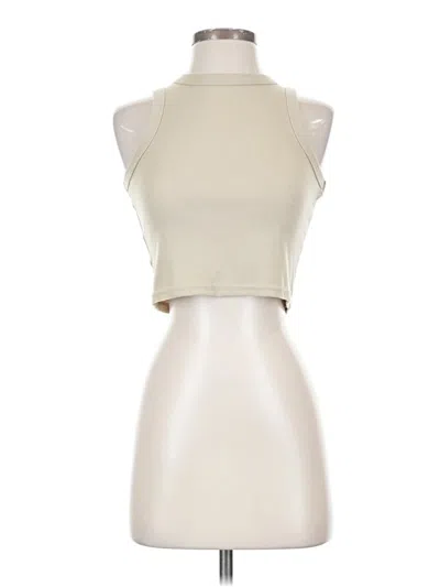 Pre-owned Assorted Brands Tank Top Ivory Halter Neckline Tops