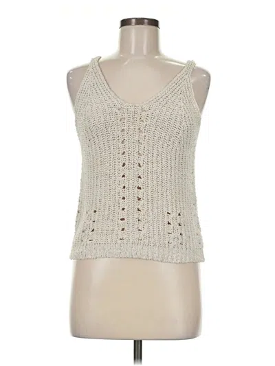 Pre-owned Assorted Brands Tank Top Ivory Halter Neckline Tops