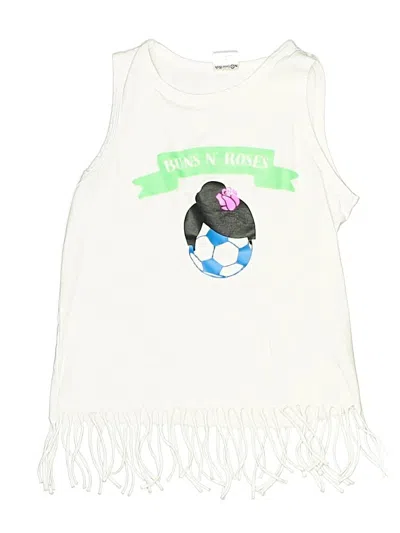 Pre-owned Assorted Brands Kids' Tank Top Ivory Halter Neckline Tops