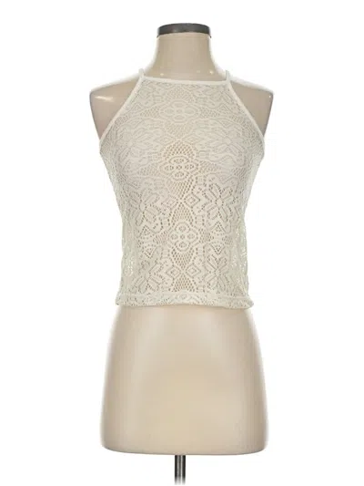 Pre-owned Assorted Brands Tank Top Ivory Halter Neckline Tops