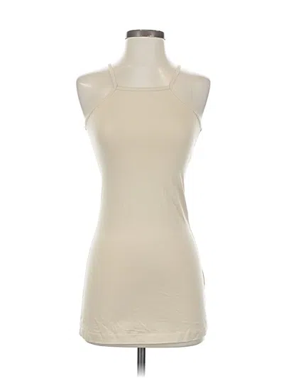 Pre-owned Assorted Brands Tank Top Ivory Halter Neckline Tops In White