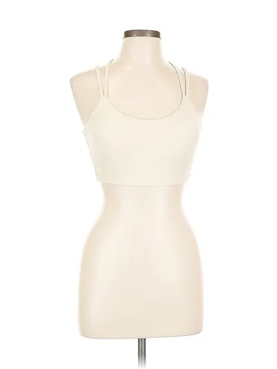 Pre-owned Assorted Brands Tank Top Ivory Halter Neckline Tops In White