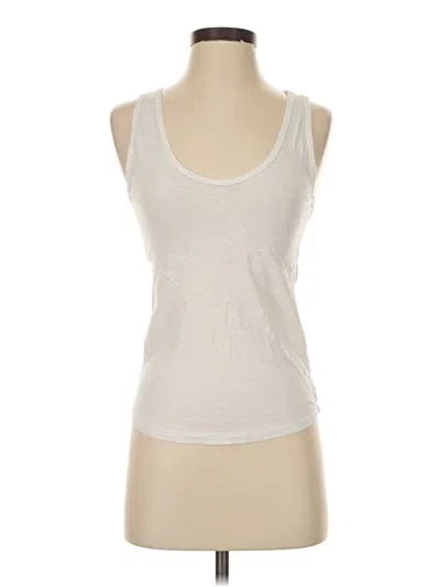 Pre-owned Assorted Brands Tank Top Ivory Halter Neckline Tops In White