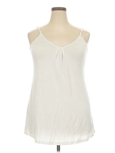 Pre-owned Assorted Brands Tank Top Ivory Halter Neckline Tops In White
