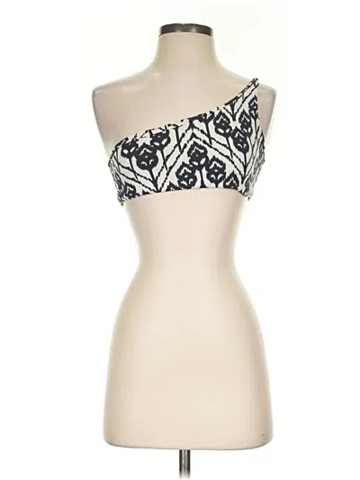 Pre-owned Assorted Brands Tank Top Ivory One Shoulder Neckline Tops