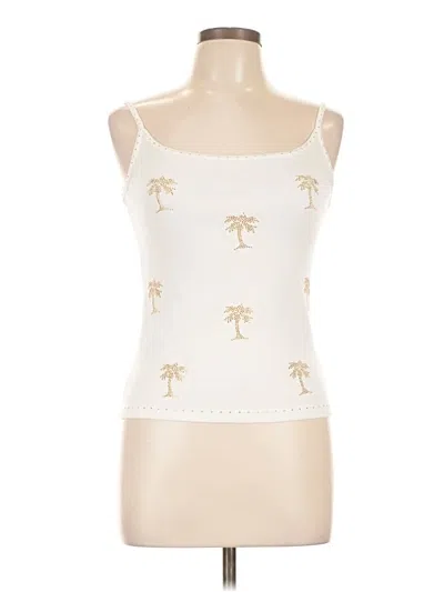 Pre-owned Assorted Brands Tank Top Ivory Strapless Neckline Tops