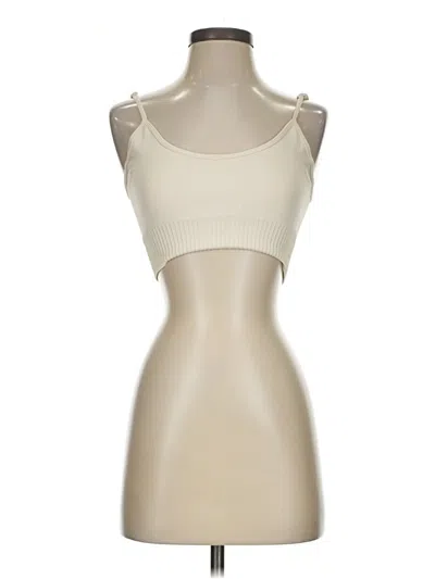 Pre-owned Assorted Brands Tank Top Ivory Strapless Neckline Tops