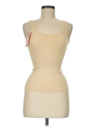 Pre-owned Assorted Brands Tank Top Ivory Strapless Neckline Tops