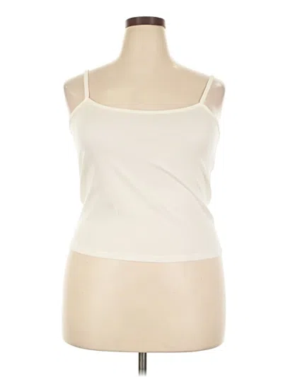 Pre-owned Assorted Brands Tank Top Ivory Strapless Neckline Tops