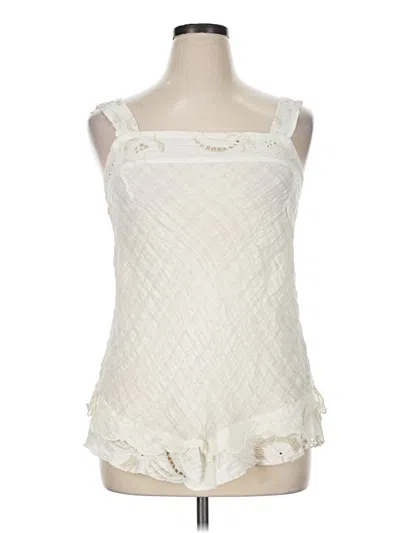 Pre-owned Assorted Brands Tank Top Ivory Strapless Neckline Tops