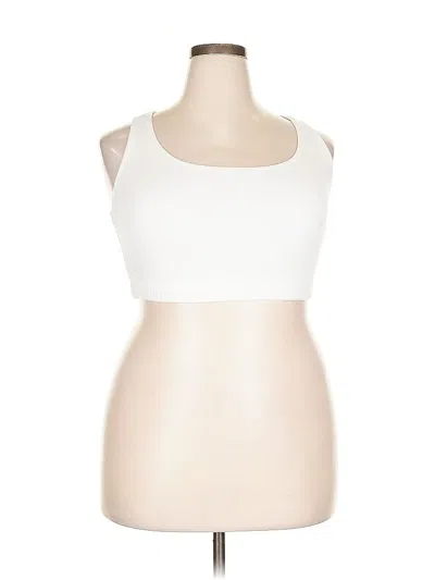 Pre-owned Assorted Brands Tank Top Ivory Strapless Neckline Tops In White
