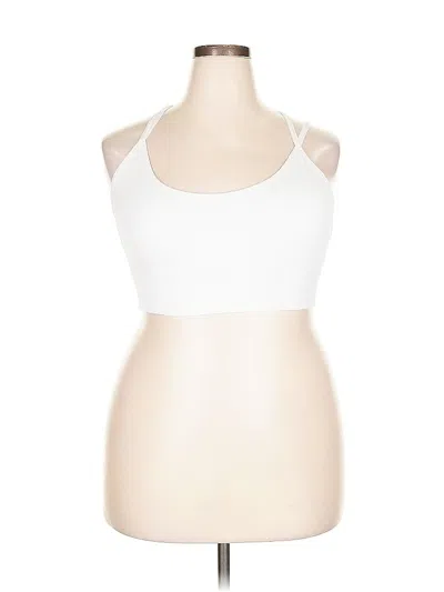 Pre-owned Assorted Brands Tank Top Ivory Strapless Neckline Tops In White
