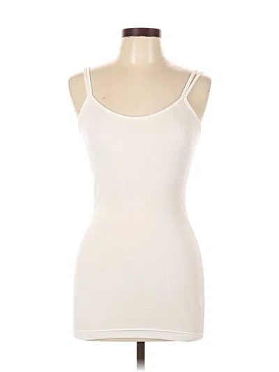 Pre-owned Assorted Brands Tank Top Ivory Strapless Neckline Tops In White