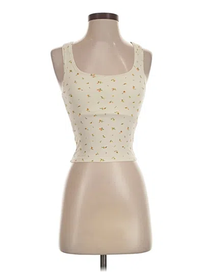 Pre-owned Assorted Brands Tank Top Ivory Sweetheart Neckline Tops